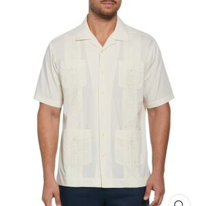 KS Island Beige Guayabera Sz 5XL Tall